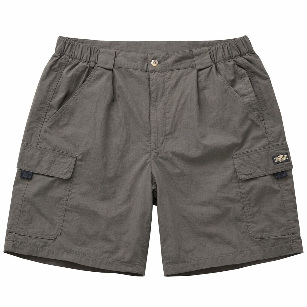 Guide Gear Mens Cargo Hiking Shorts Brown Mesh Lined Quick Dry‎ Outdoor Utility